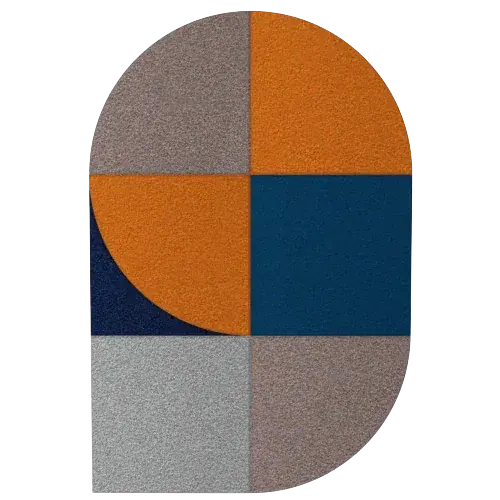 Acoustic Wall Art Panels FAN 1 beetle on white background Decormania UK